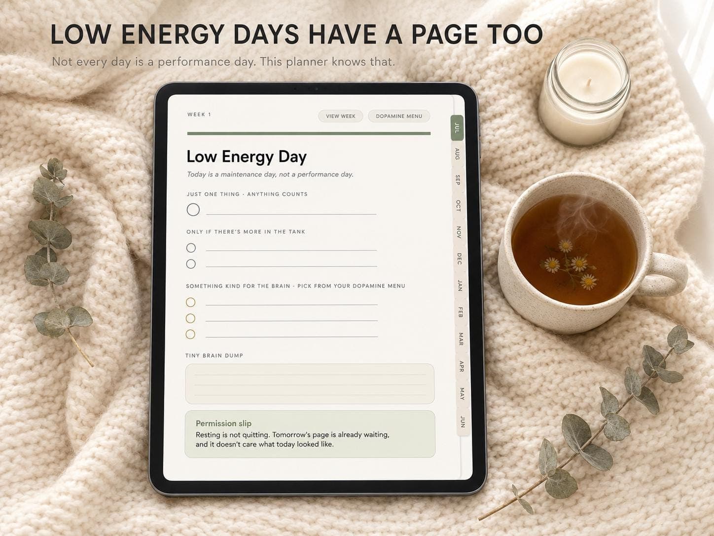 ADHD Planner 2026-2027, Undated Daily Weekly Monthly (Digital Download) - Image 2