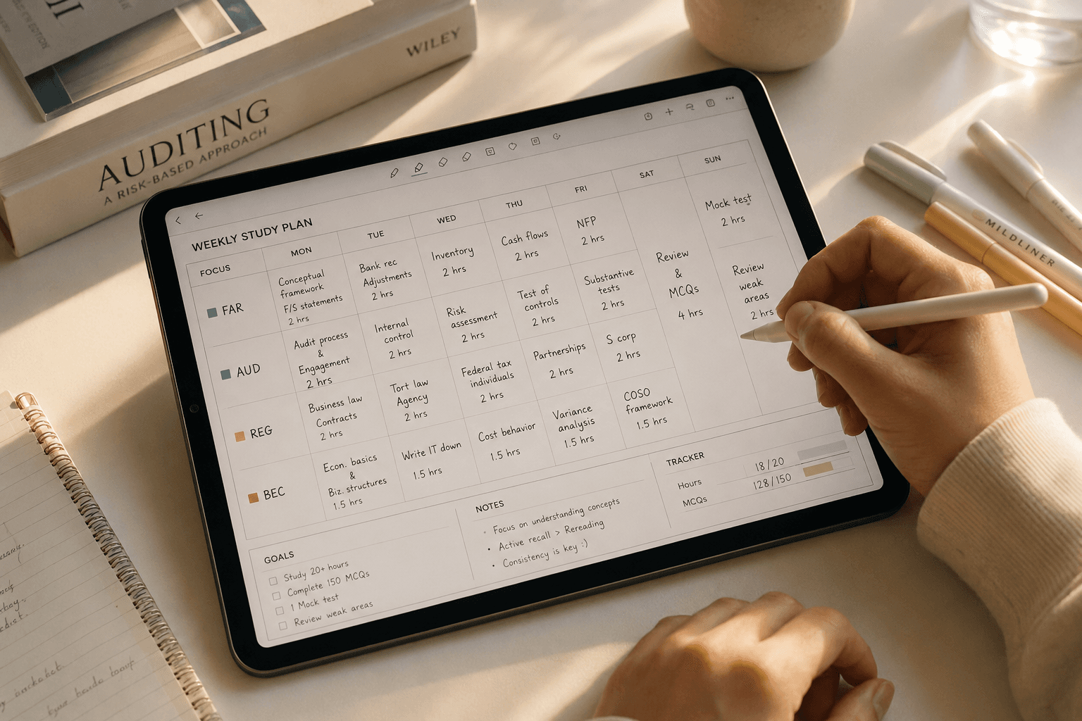 CPA Study Planner: Your Week-by-Week Prep Schedule